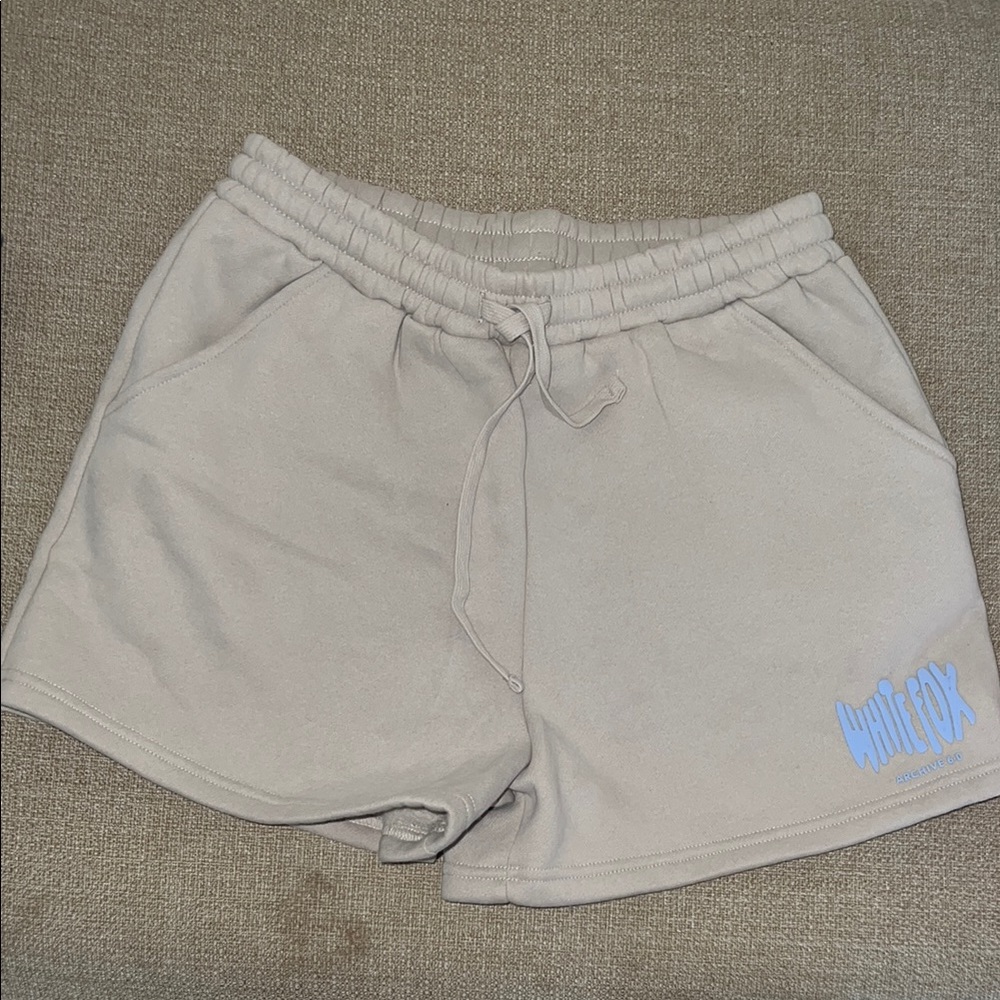 NWT White fox lounge shorts